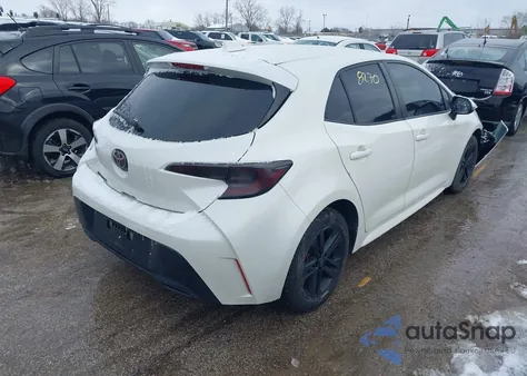 2019 Toyota Corolla Se from USA, damaged, VIN JTNK4RBE3K3060345